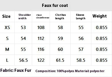 Women's Faux Fox Fur Coat: Luxe Furry Jacket for Autumn and Winter - Trendy Sassy Stylish