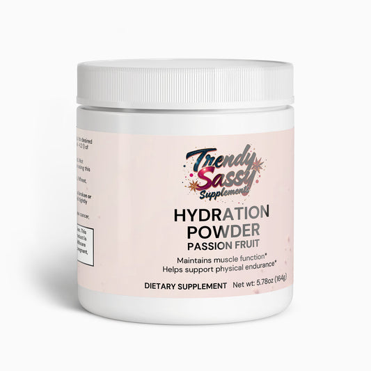 Hydration Powder (Passion Fruit) - Trendy Sassy Stylish