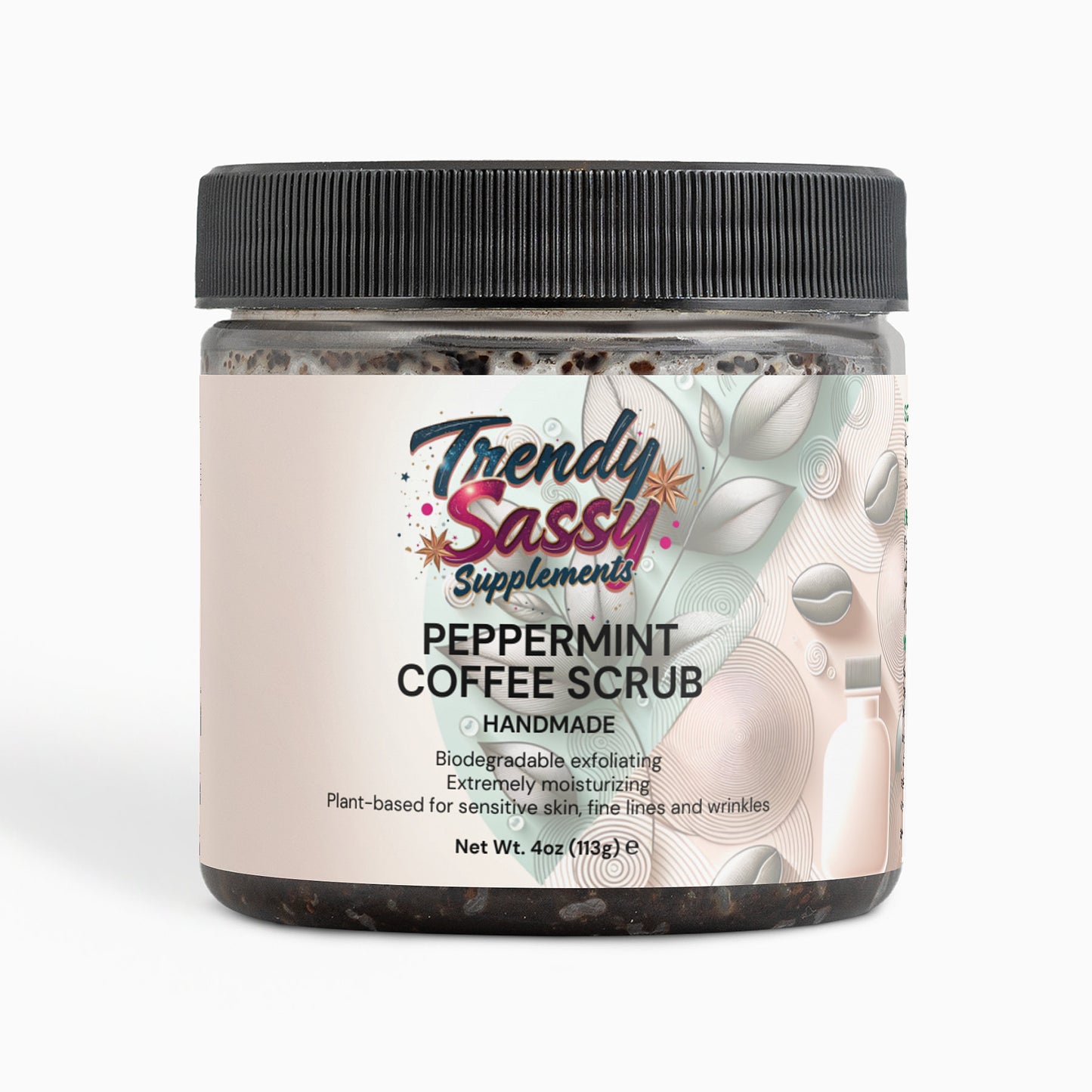 Peppermint Coffee Scrub - Trendy Sassy Stylish