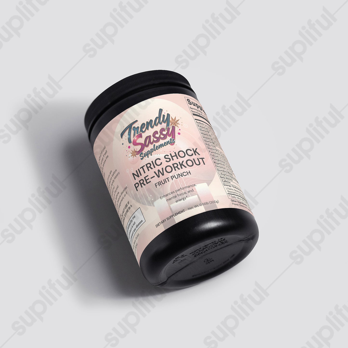 Nitric Shock Pre-Workout Powder (Fruit Punch) - Trendy Sassy Stylish