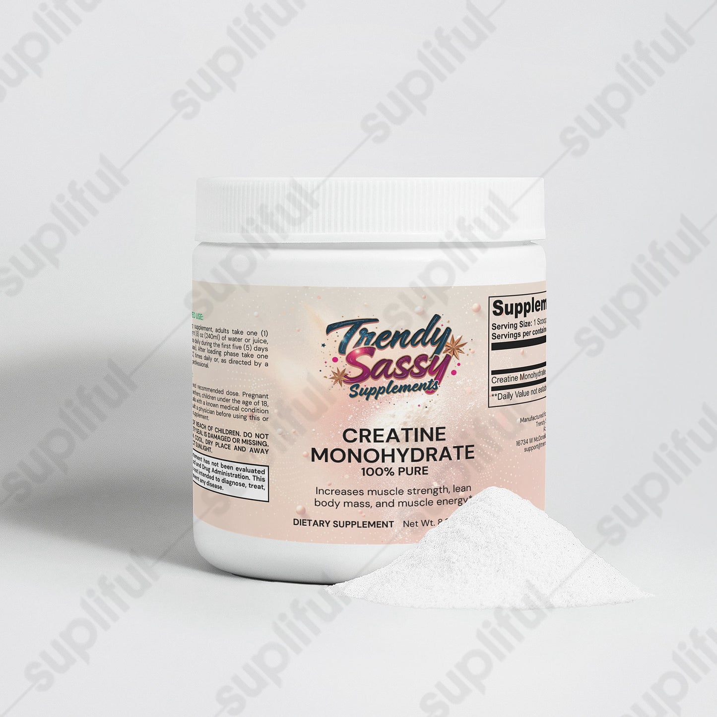 Creatine Monohydrate - Trendy Sassy Stylish