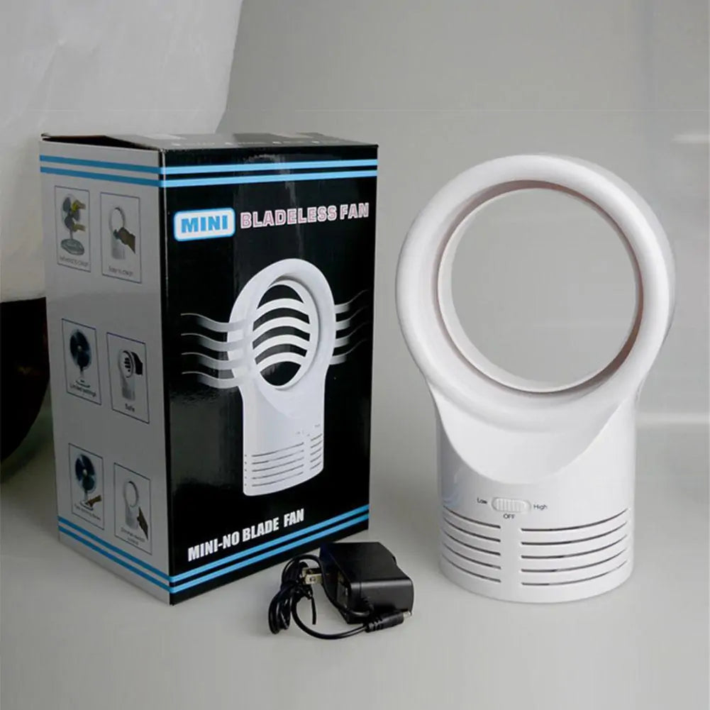 Portable Bladeless Fan For Quiet Efficient Cooling - Trendy Sassy Stylish