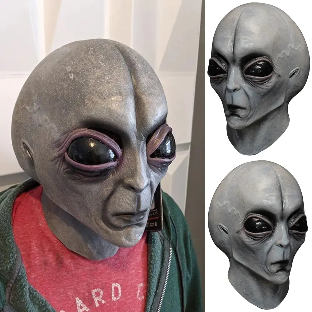 UFO Alien Skull Mask - Trendy Sassy Stylish