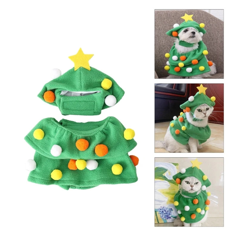 Christmas Pet Costume For Cat Dogs - Trendy Sassy Stylish