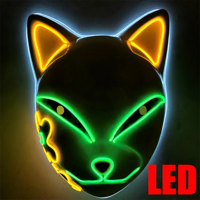 Halloween LED Cat Mask - Trendy Sassy Stylish