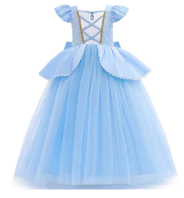 Disney Girls Princess Costume: Elsa, Anna, Jasmine, Rapunzel Dress for Kids - Trendy Sassy Stylish