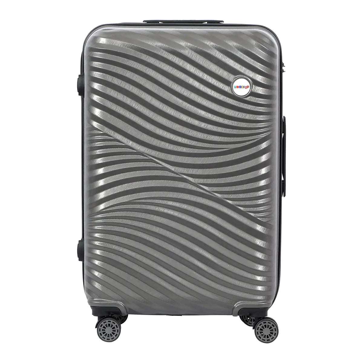 Biggdesign Moods Up Medium Suitcase with Wheels, Antracite, 24 Inch