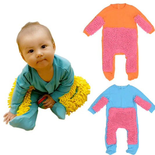 Baby Mopping Crawling Clothes - Trendy Sassy Stylish