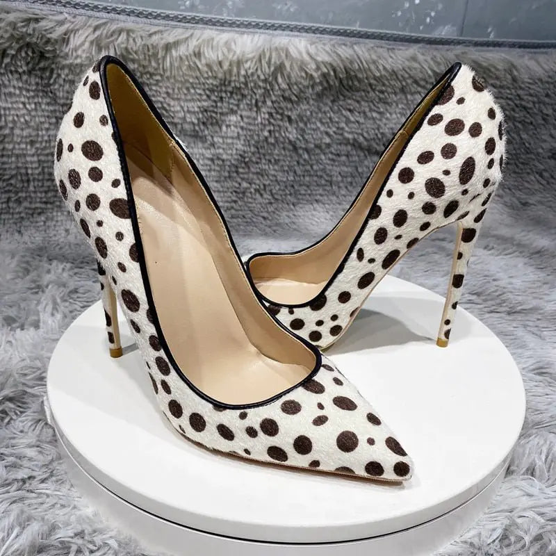 Polka Dot Womens Pumps - Trendy Sassy Stylish