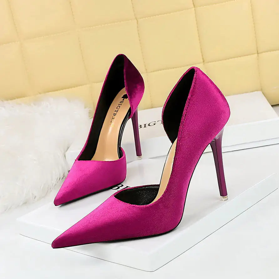 European And American Style Fashion Banquet High-heeled Shoes With Stiletto Heel - Trendy Sassy Stylish