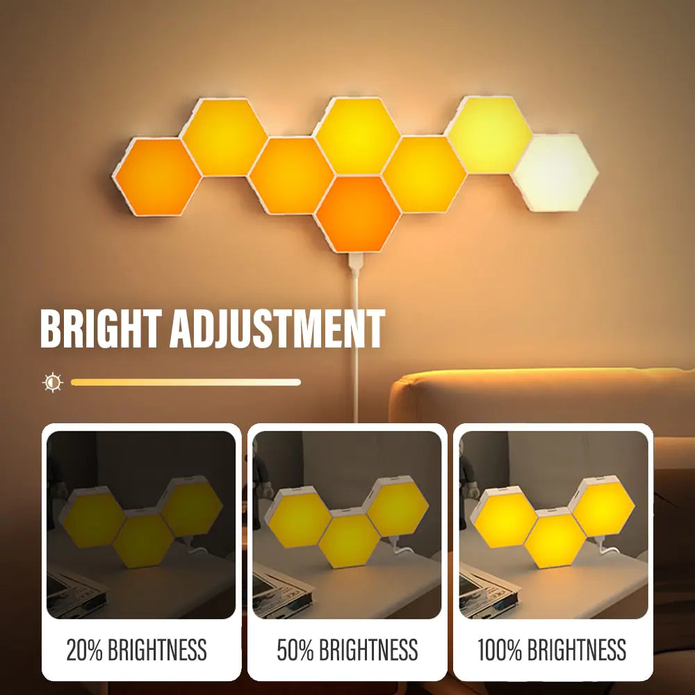 LED Hexagon Indoor Light - Trendy Sassy Stylish