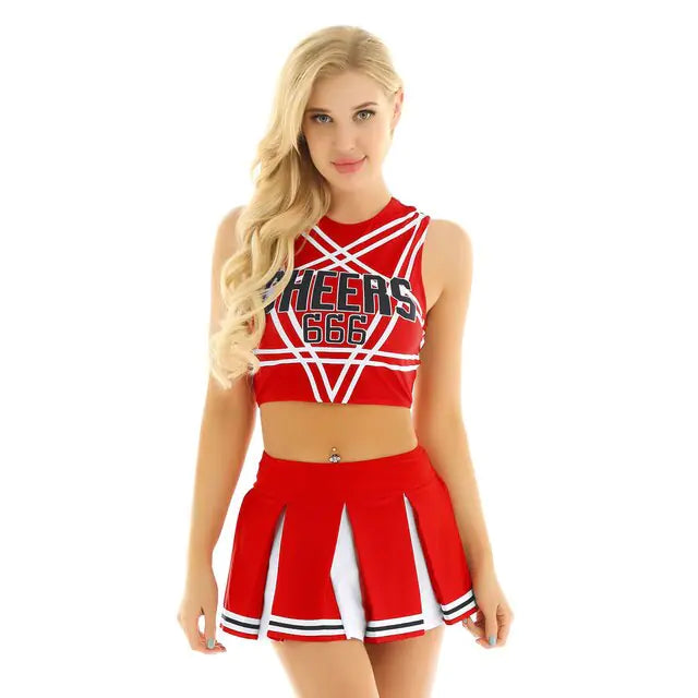 Cheerleader Costume Set - Trendy Sassy Stylish