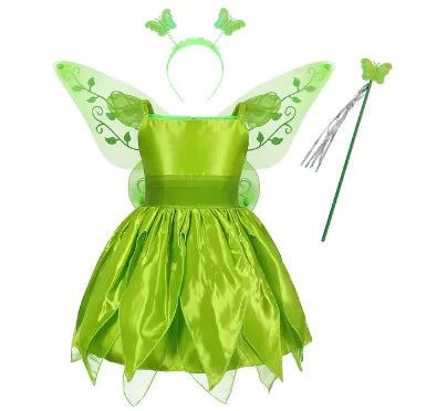 Disney Girls Princess Costume: Elsa, Anna, Jasmine, Rapunzel Dress for Kids - Trendy Sassy Stylish