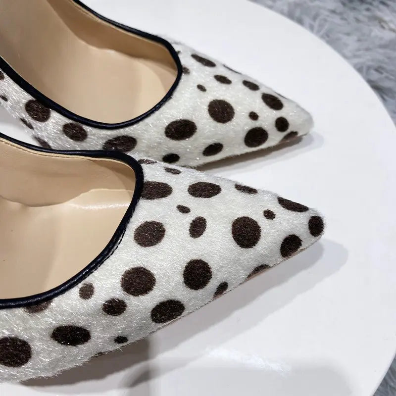 Polka Dot Womens Pumps - Trendy Sassy Stylish