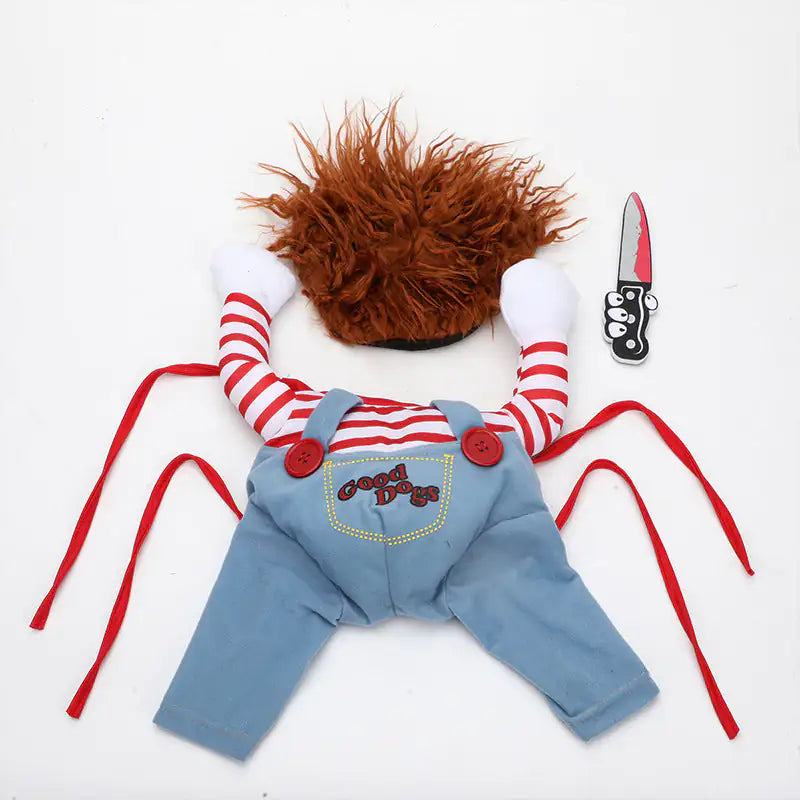 Trendy Chucky Dog Costume - Trendy Sassy Stylish