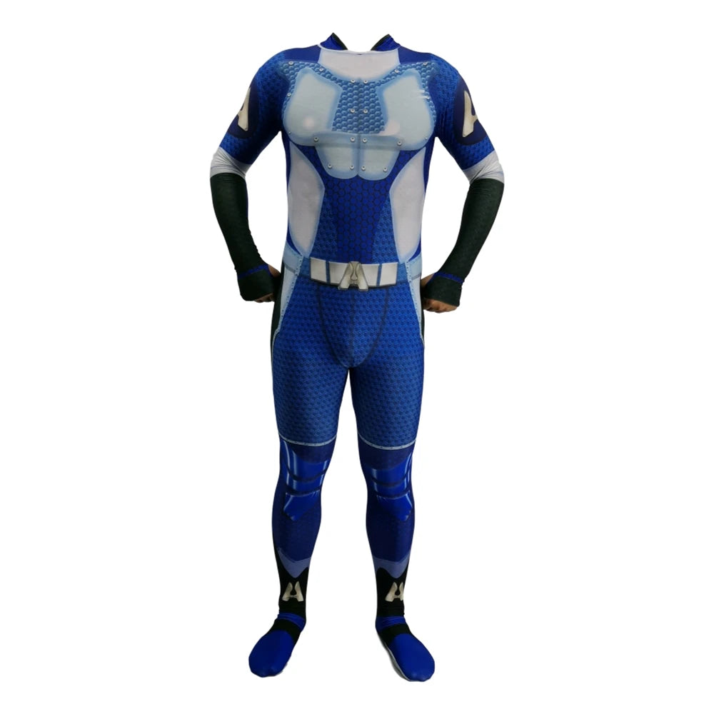 2020  Homelander The Deep Boys Cosplay Costume Halloween Costumes The Seven Homelander A-Train Super Hero Costumes Jumpsuits