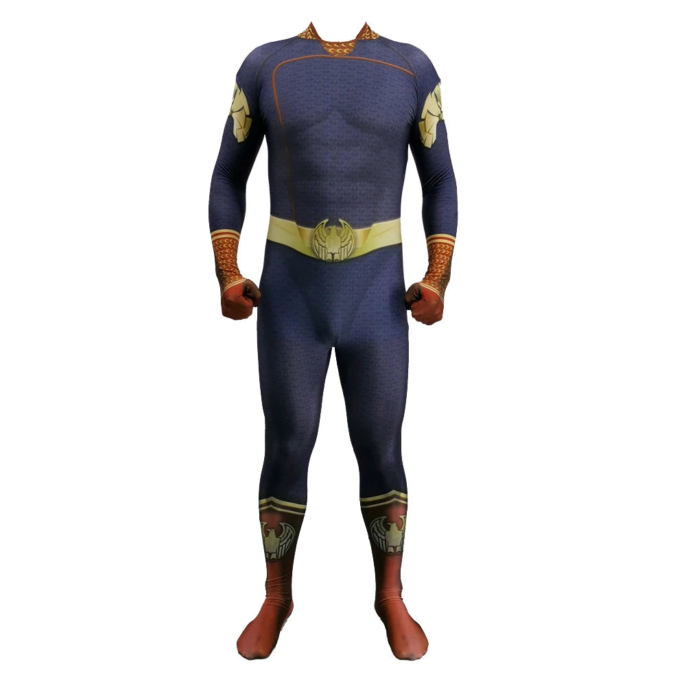 2020  Homelander The Deep Boys Cosplay Costume Halloween Costumes The Seven Homelander A-Train Super Hero Costumes Jumpsuits