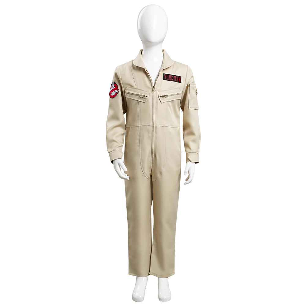 Kids Ghostbusters Cosplay Costume Jumpsuit Outfits Halloween Carnival Suit