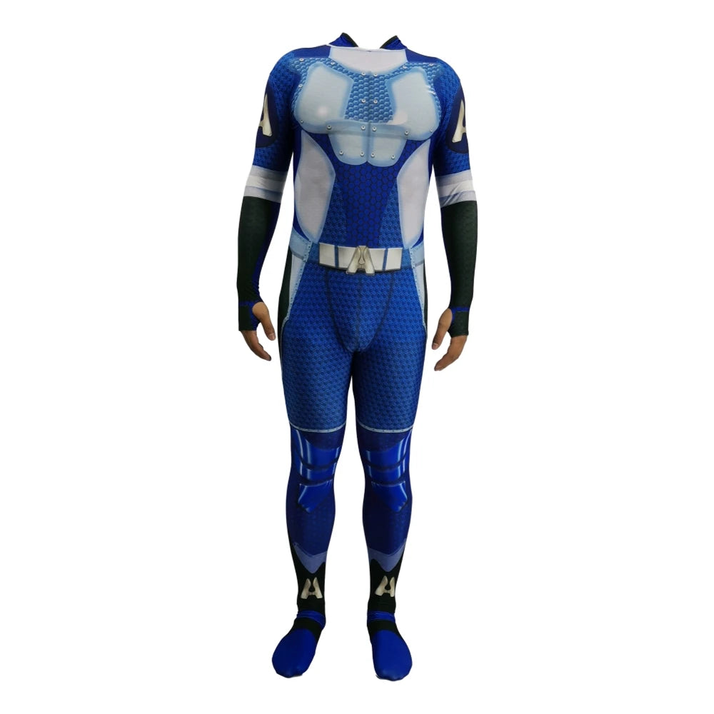 2020  Homelander The Deep Boys Cosplay Costume Halloween Costumes The Seven Homelander A-Train Super Hero Costumes Jumpsuits