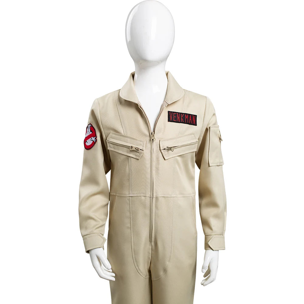 Kids Ghostbusters Cosplay Costume Jumpsuit Outfits Halloween Carnival Suit