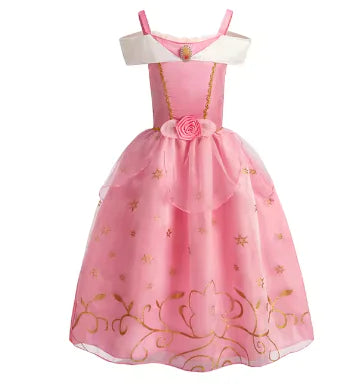 Disney Girls Princess Costume: Elsa, Anna, Jasmine, Rapunzel Dress for Kids - Trendy Sassy Stylish