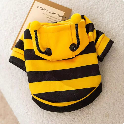 BuzzPaws Cozy Cat Bee Costume - Trendy Sassy Stylish