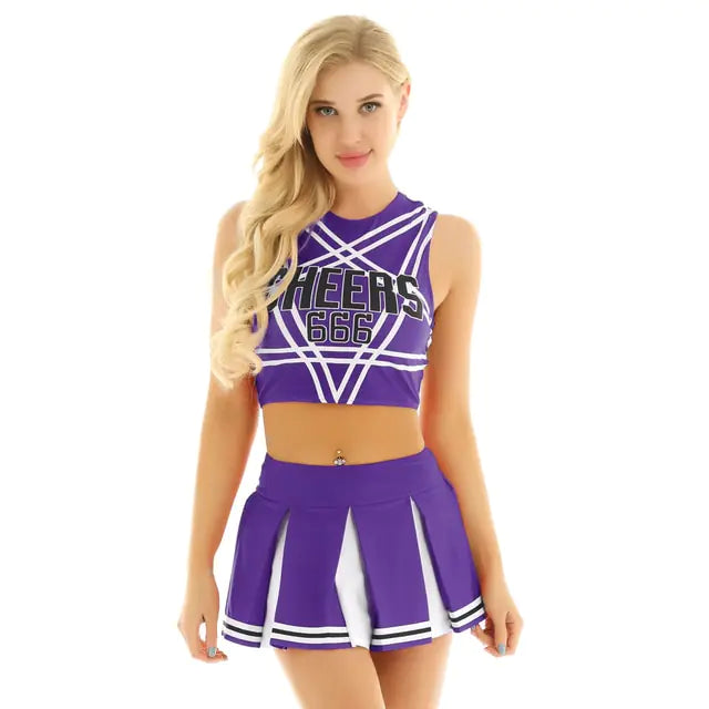 Cheerleader Costume Set - Trendy Sassy Stylish