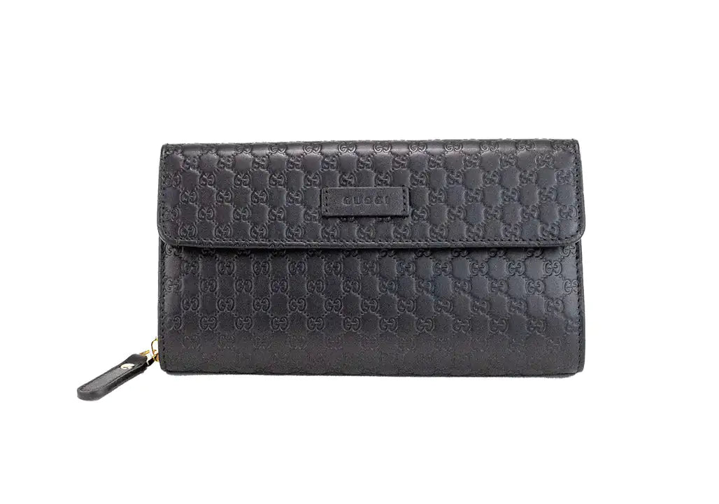 Gucci Microguccissima Monogram Logo Soft Margaux Leather Wallet - Trendy Sassy Stylish