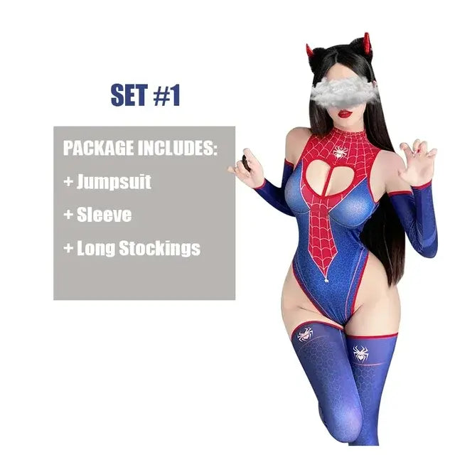 Spider Women Bodysuit Cosplay Costume - Trendy Sassy Stylish