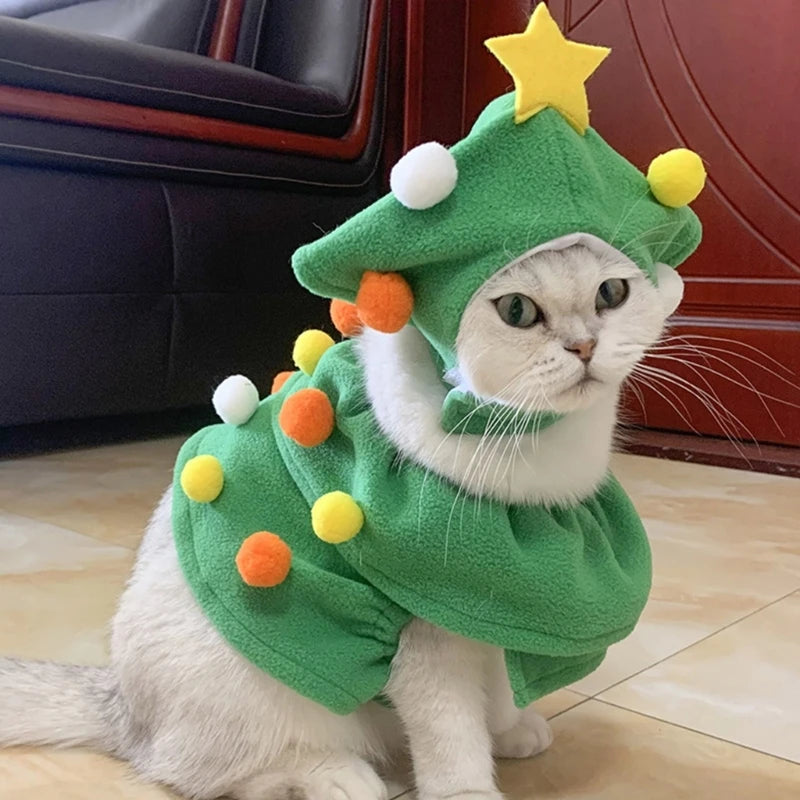 Christmas Pet Costume For Cat Dogs - Trendy Sassy Stylish