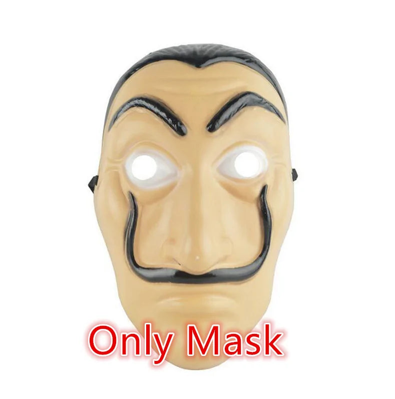 The House of Paper Halloween Costume & Face Mask - Trendy Sassy Stylish