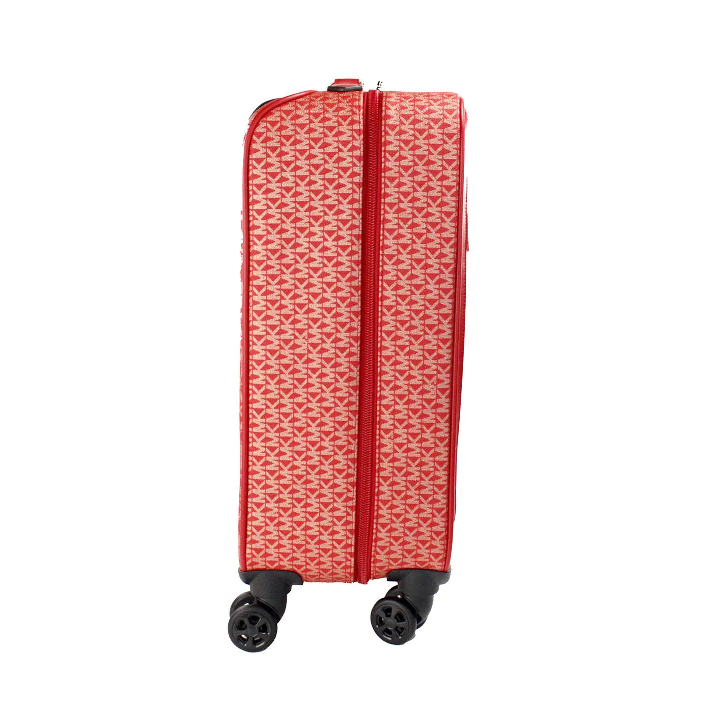 Michael Kors Travel Small Red Trolley Rolling Suitcase - Trendy Sassy Stylish