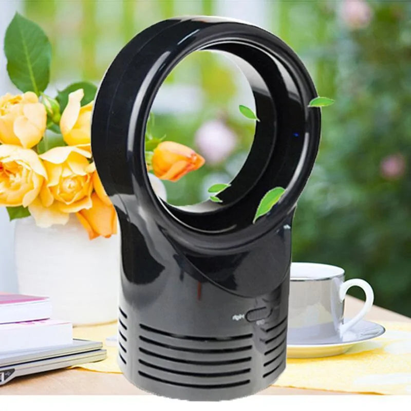 Portable Bladeless Fan For Quiet Efficient Cooling - Trendy Sassy Stylish