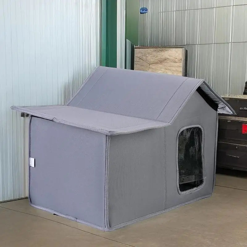 Foldable Pet Shelter Cat House Outdoor Rainproof Waterproof Kitten Puppy House Villa Tent winter warm pets supplies