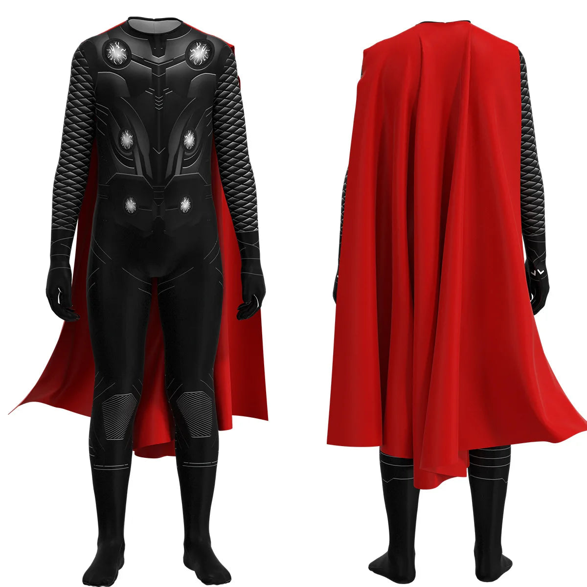 Movie Super Hero Endgame Thor Costume Boys Men Halloween Superhero Party Dress Up Odin Son Thor Cosplay Jumpsuit Kids Adult