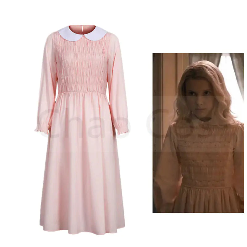 Stranger Things Eleven Cosplay Costume - Trendy Sassy Stylish