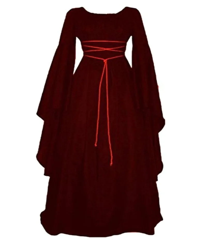 Medieval Witch Dress for Women Cosplay Vampire Bride Halloween Carnival Party Performance 2023 New Clothing Middle Ages Costumes