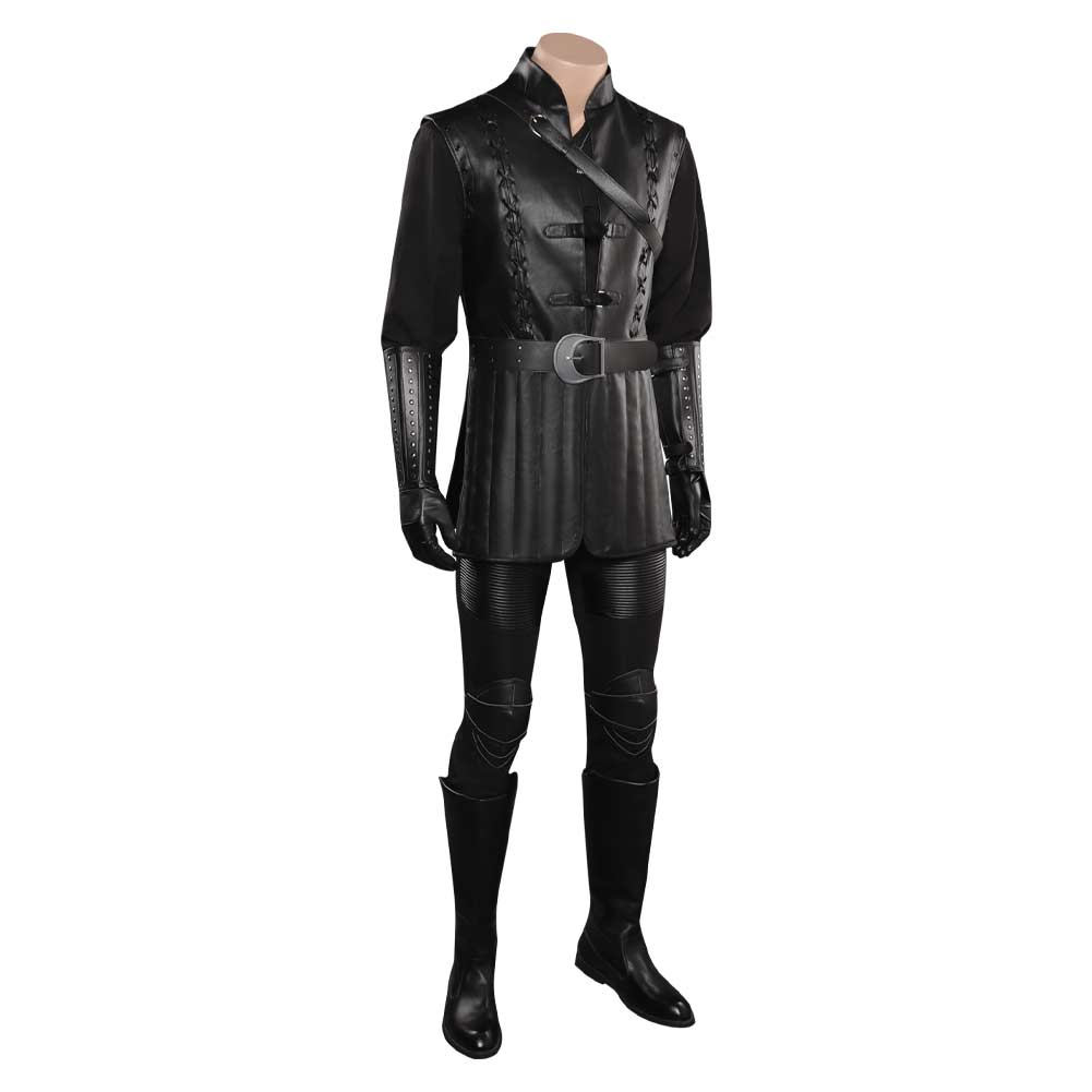 Geralt of Rivia Cosplay Men Witcher Costume Jacket Coat Pants Belt Cloak Outfit For Adult Male Fantasia Halloween Carnival Suit