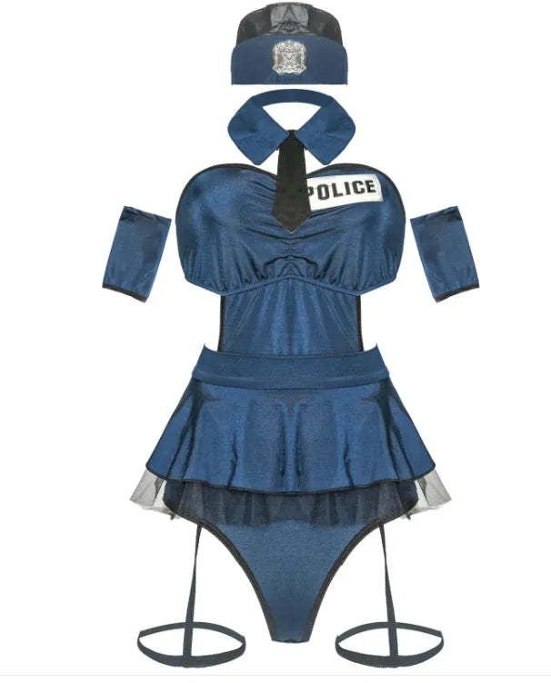 Police Role Play Costume for Halloween - Trendy Sassy Stylish