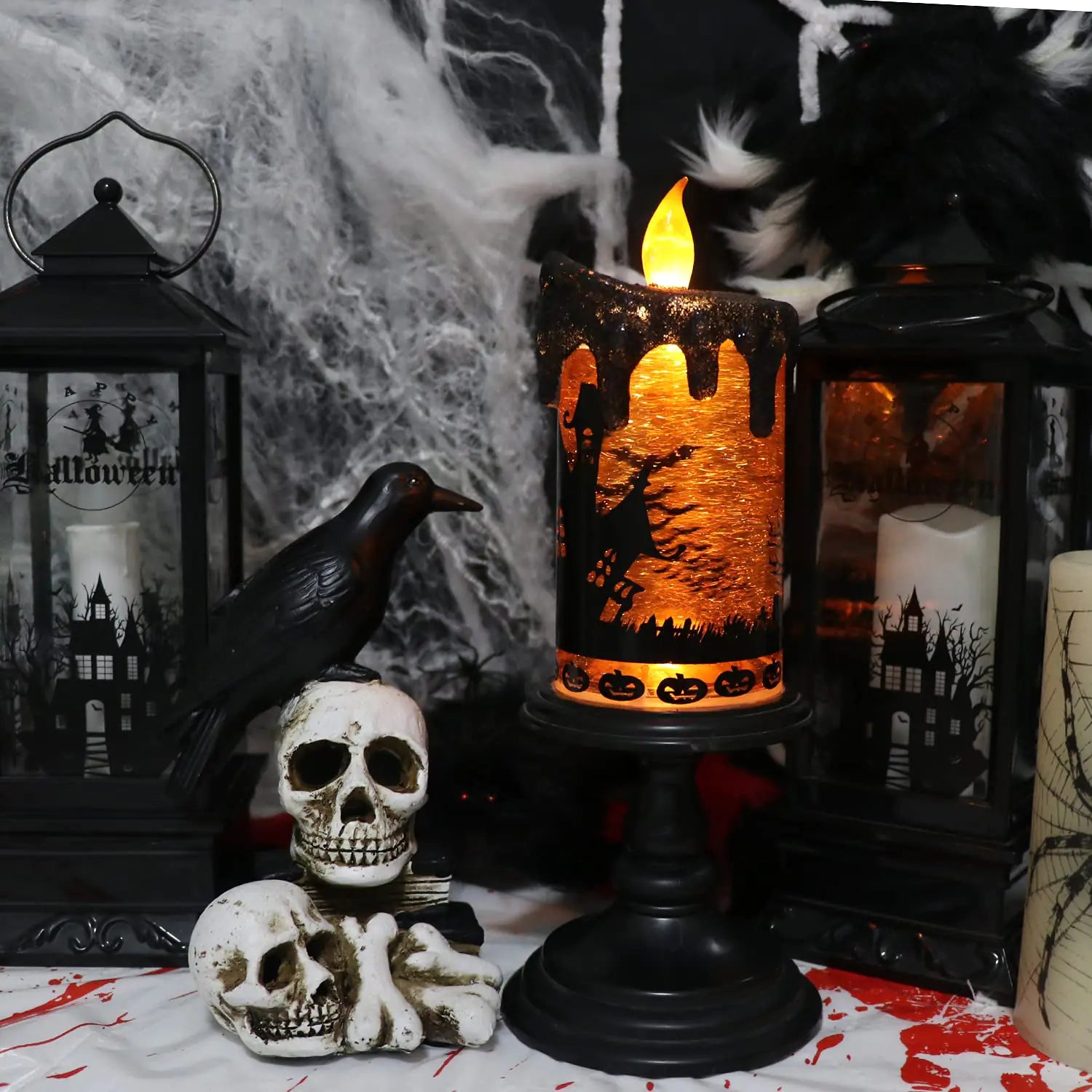 Halloween Skull Candle - Trendy Sassy Stylish