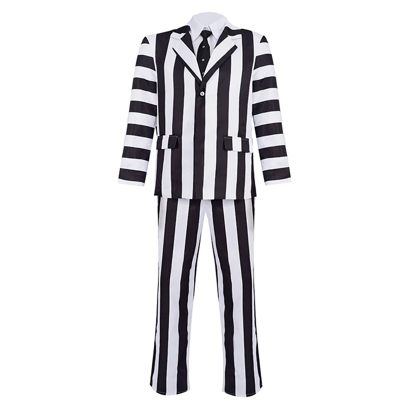 Ultimate Beetlejuice Cosplay Costume – Channel Your Inner Michael Keaton! - Trendy Sassy Stylish