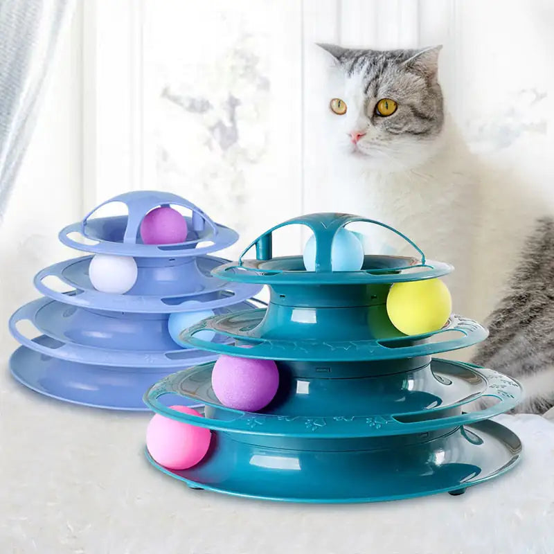 Tower Tracks Toy for Cats - Trendy Sassy Stylish