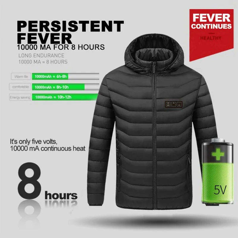 Unisex Winter Heating Jacket - Trendy Sassy Stylish