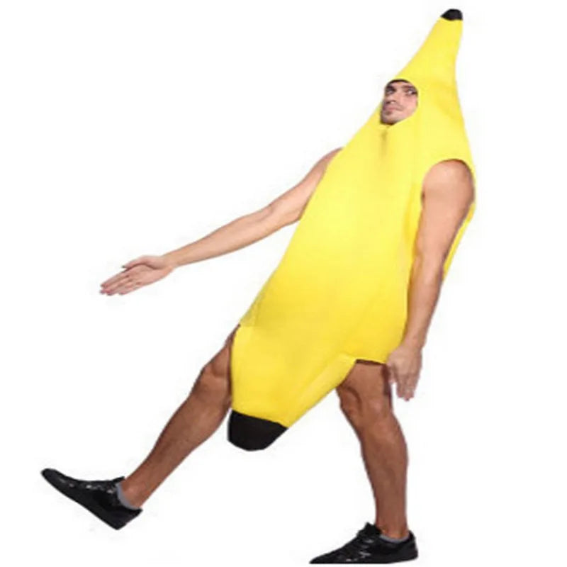 Men's Cosplay Adult Fancy Dress Funny Sexy Banana Costume - Trendy Sassy Stylish