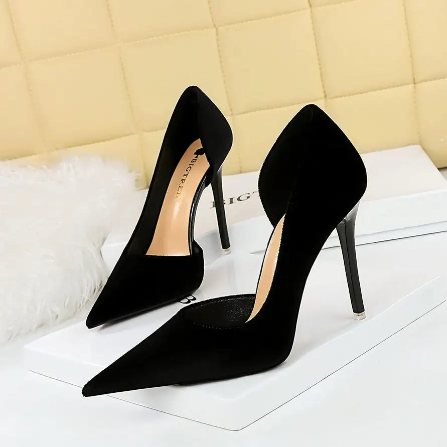 European And American Style Fashion Banquet High-heeled Shoes With Stiletto Heel - Trendy Sassy Stylish