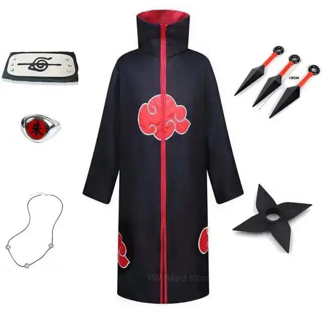 Child Adult Akatsuki Cloak Cosplay Costume - Trendy Sassy Stylish