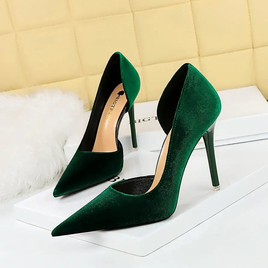 European And American Style Fashion Banquet High-heeled Shoes With Stiletto Heel - Trendy Sassy Stylish