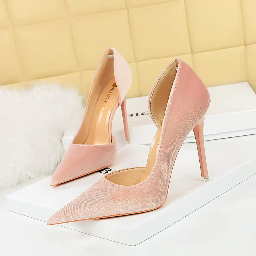 European And American Style Fashion Banquet High-heeled Shoes With Stiletto Heel - Trendy Sassy Stylish