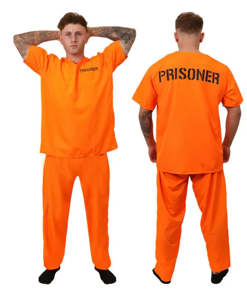 Inmate Costume Adult - Trendy Sassy Stylish