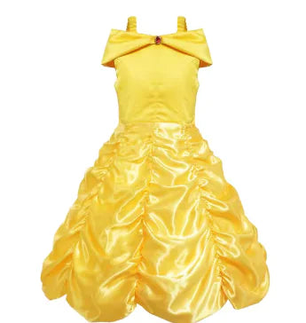 Disney Girls Princess Costume: Elsa, Anna, Jasmine, Rapunzel Dress for Kids - Trendy Sassy Stylish